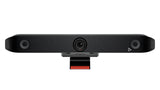 An image of the Poly Studio X52 video bar with the monitor clamp mounted underneath.