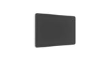An image of the front of the Logitech Tap Scheduler in white. The screen is off.